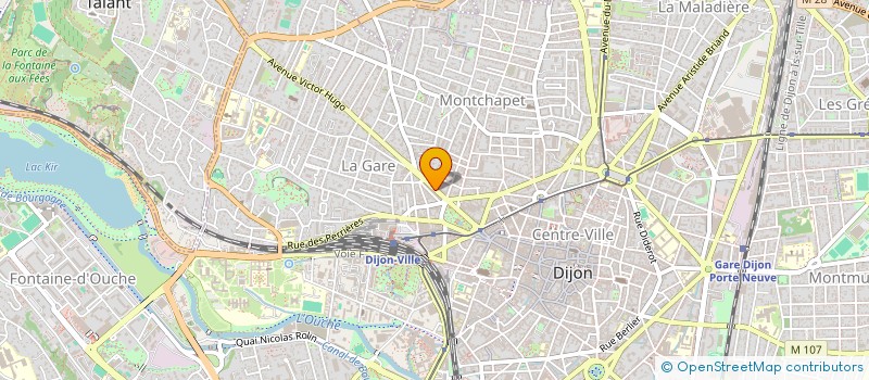 localisation de l'entreprise MADAME LAURE LIEVREMONT  DIJON