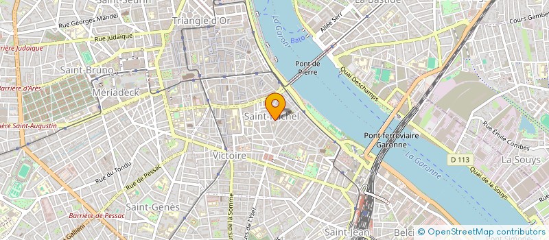 localisation de l'entreprise MADAME LAURE-LINE DESCURNINGES à BORDEAUX