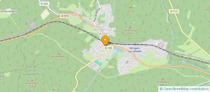 localisation de l'entreprise MADAME LAURE-LINE DUFER  WINGEN-SUR-MODER