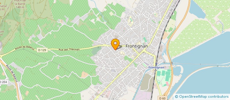 localisation de l'entreprise MADAME LAURE-LINE TREMOLET à FRONTIGNAN