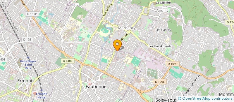 localisation de l'entreprise MADAME LAURE LOKINDOLA  MARGENCY