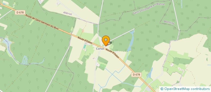 localisation de l'entreprise MADAME LAURE LOMBARD  SAINT-CHRISTOPHE-EN-BRESSE