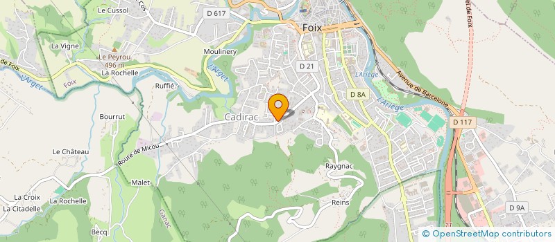 localisation de l'entreprise MADAME LAURE LONS à FOIX