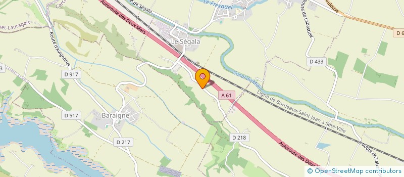 localisation de l'entreprise MADAME LAURE LOPEZ  MONTMAUR