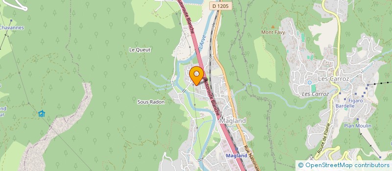 localisation de l'entreprise MADAME LAURE LUCANI  MAGLAND