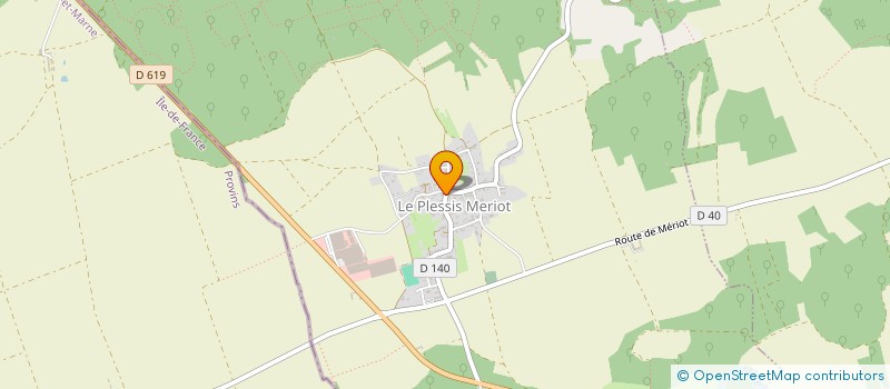 localisation de l'entreprise MADAME LAURE LUCCHESI-DUPUIS  LE MERIOT