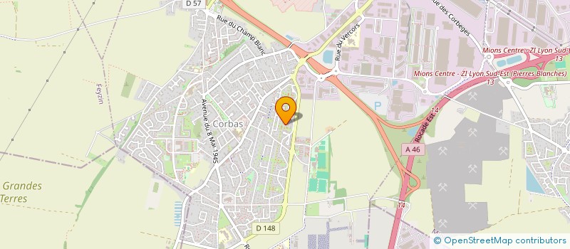 localisation de l'entreprise MADAME LAURE LY à CORBAS