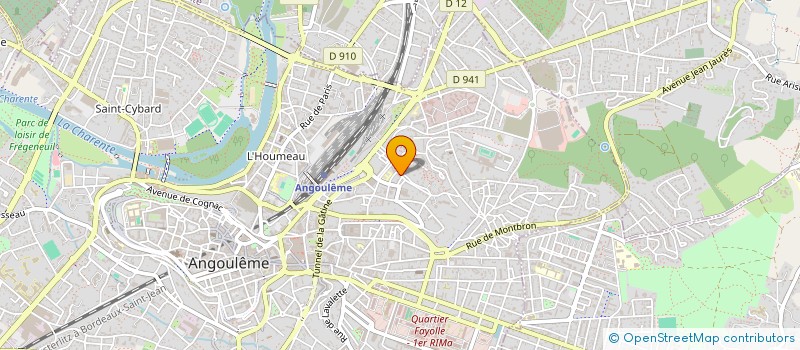 localisation de l'entreprise MADAME LAURE MADIA à ANGOULEME