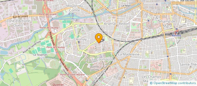 localisation de l'entreprise MADAME LAURE MAFFEIS  RENNES