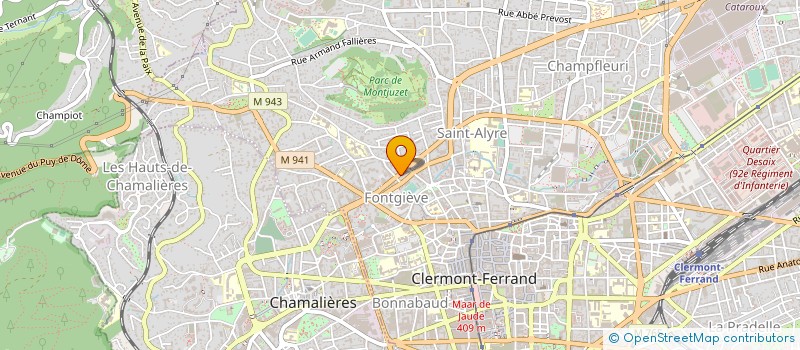 localisation de l'entreprise MADAME LAURE MAILLET  CLERMONT-FERRAND