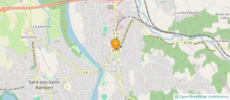 localisation de l'entreprise MADAME LAURE MAILLET  SAINT-JUST-SAINT-RAMBERT