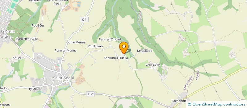 localisation de l'entreprise MADAME LAURE MAITRALLAIN  SAINT-SEGAL