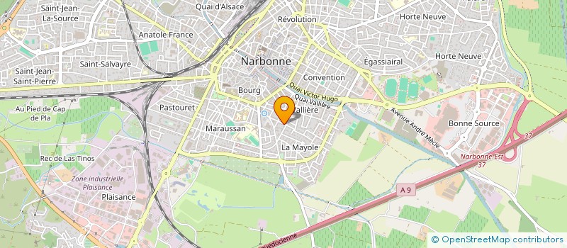 localisation de l'entreprise MADAME LAURE MALGAUD  NARBONNE