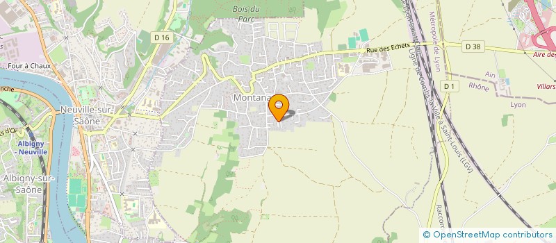 localisation de l'entreprise MADAME LAURE MAREY  MONTANAY