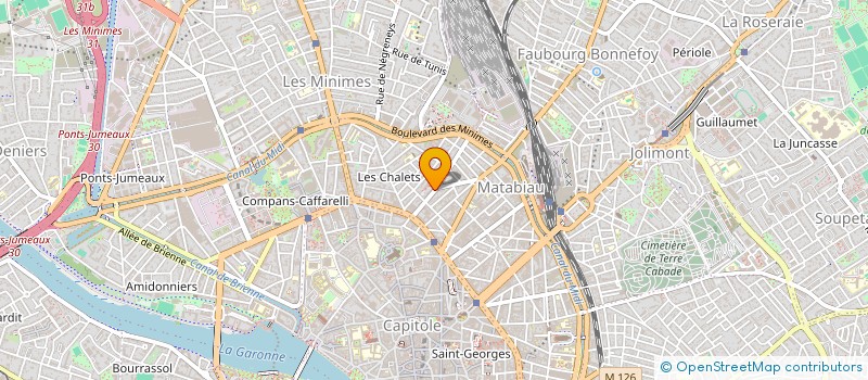 localisation de l'entreprise MADAME LAURE-MARIE BESSIERES  TOULOUSE