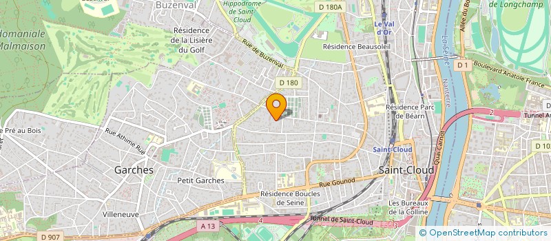 localisation de l'entreprise MADAME LAURE MARIE CLAUDE MOLLIERE à SAINT-CLOUD