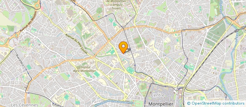 localisation de l'entreprise MADAME LAURE MARIE JOSEPH VATELOT à MONTPELLIER