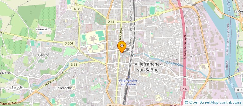 localisation de l'entreprise MADAME LAURE MARIE MATHILDE SANONER  VILLEFRANCHE-SUR-SAONE