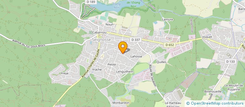 localisation de l'entreprise MADAME LAURE MARNAS à SEIGNOSSE