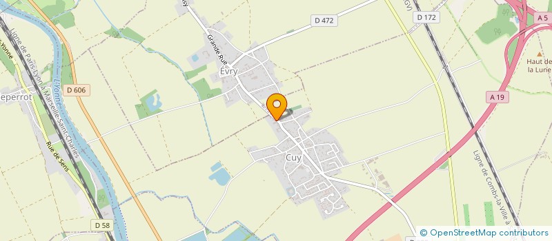 localisation de l'entreprise MADAME LAURE MARQUADOUX  CUY