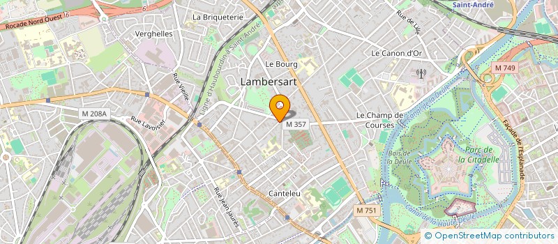 localisation de l'entreprise MADAME LAURE MARTIN à LAMBERSART