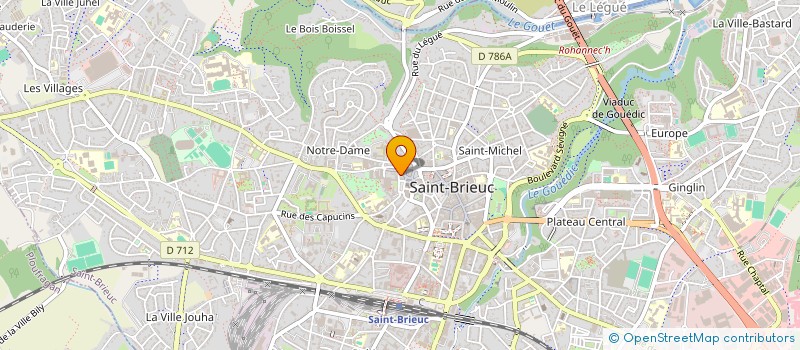 localisation de l'entreprise MADAME LAURE MARTIN à SAINT-BRIEUC