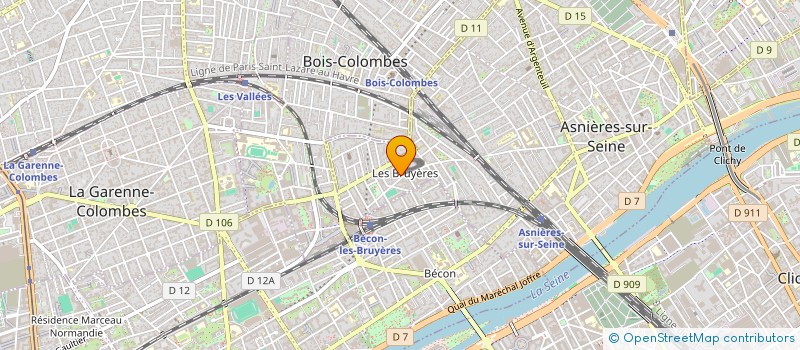 localisation de l'entreprise MADAME LAURE MARTIN-SIEGFRIED  ASNIERES-SUR-SEINE