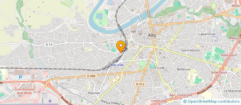 localisation de l'entreprise MADAME LAURE MARTINET  GRAULHET