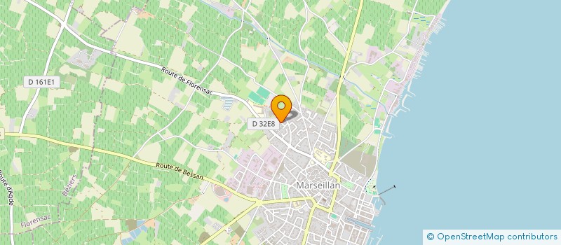 localisation de l'entreprise MADAME LAURE MARTINEZ  MARSEILLAN
