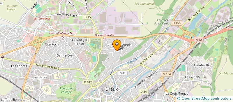 localisation de l'entreprise MADAME LAURE MARZOLF à DREUX