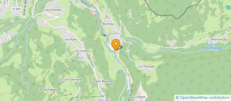 localisation de l'entreprise MADAME LAURE MASCARELLO  SALLANCHES