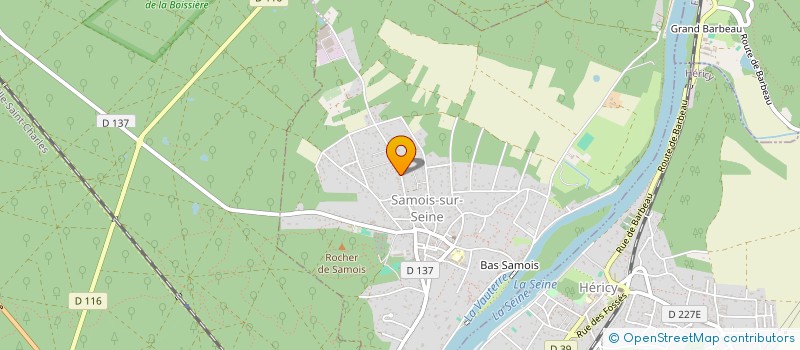 localisation de l'entreprise MADAME LAURE MASSOT  SAMOIS-SUR-SEINE