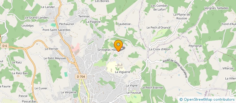 localisation de l'entreprise MADAME LAURE MASTEAU  SARLAT-LA-CANEDA