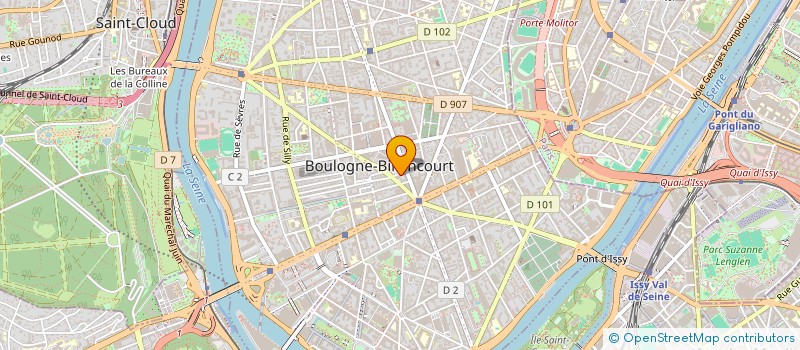 localisation de l'entreprise MADAME LAURE MATMATI  BOULOGNE-BILLANCOURT