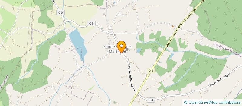 localisation de l'entreprise MADAME LAURE MAURIN  SAINTE-GEMME-MARTAILLAC