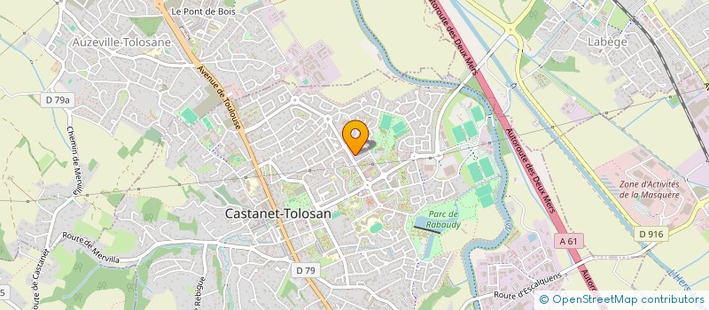 localisation de l'entreprise MADAME LAURE MAZILLIER à CASTANET-TOLOSAN