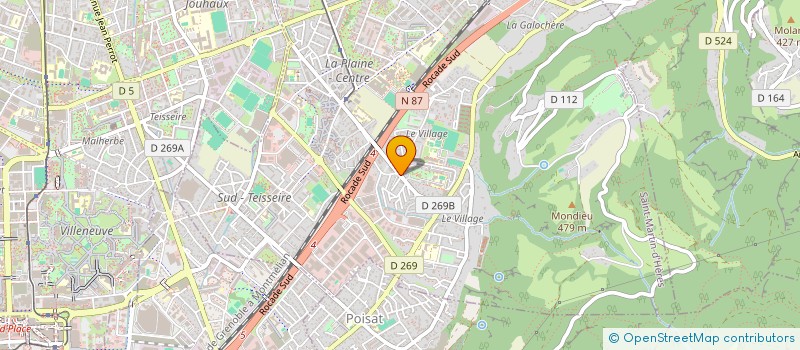 localisation de l'entreprise MADAME LAURE MAZUEL  SAINT-MARTIN-D'HERES