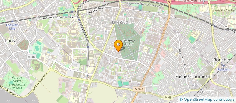 localisation de l'entreprise MADAME LAURE MEHEUST à LILLE