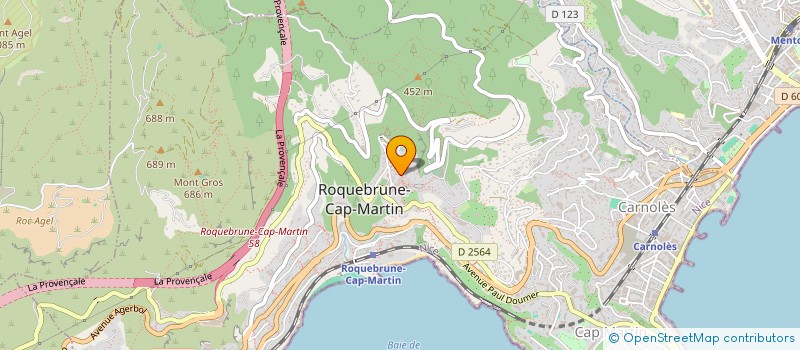 localisation de l'entreprise MADAME LAURE MEHMED à ROQUEBRUNE-CAP-MARTIN
