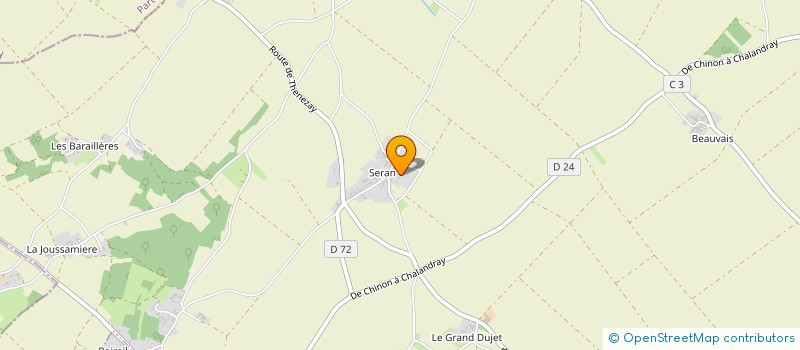 localisation de l'entreprise MADAME LAURE MEMETEAU  CHERVES