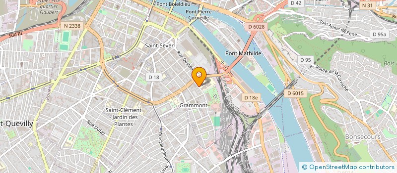 localisation de l'entreprise MADAME LAURE MENARD à ROUEN