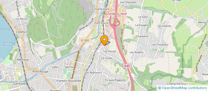 localisation de l'entreprise MADAME LAURE MENDOLA  AIX-LES-BAINS