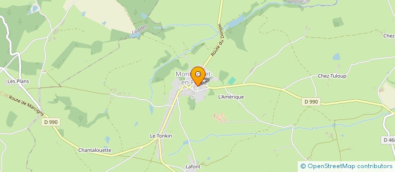 localisation de l'entreprise MADAME LAURE MERCIER  MONTAIGUET-EN-FOREZ