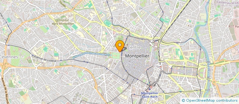 localisation de l'entreprise MADAME LAURE MESLE à MONTPELLIER
