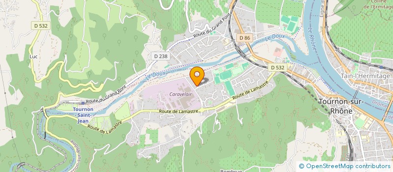 localisation de l'entreprise MADAME LAURE MEUNIER JACQUIER à TOURNON-SUR-RHONE