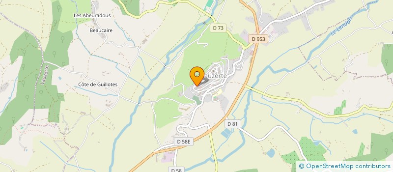 localisation de l'entreprise MADAME LAURE MIGNANTE  LAUZERTE