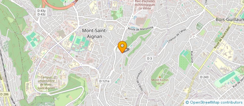 localisation de l'entreprise MADAME LAURE MILLET  MONT-SAINT-AIGNAN