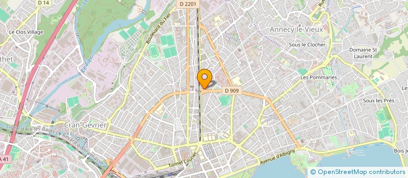 localisation de l'entreprise MADAME LAURE MILLIOT à ANNECY