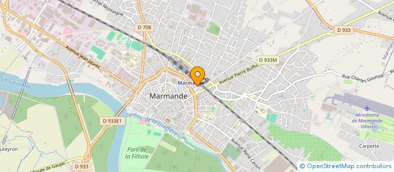 localisation de l'entreprise MADAME LAURE MONFORT  MARMANDE