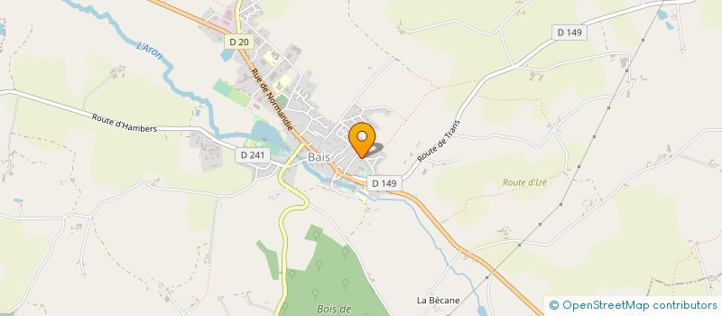 localisation de l'entreprise MADAME LAURE MONNIER  BAIS